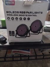 Luces Par 90W 60LEDS RGB. Pack de dos. segunda mano  Embacar hacia Argentina