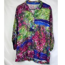 Blusa Hobo Hippie Chic Feminina John Mark Média Multicolorida Manga 3/4 comprar usado  Enviando para Brazil