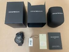 Relógio cronógrafo masculino Emporio Armani AR2453 - preto envio rápido no dia seguinte comprar usado  Enviando para Brazil