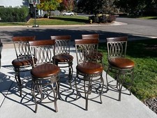 Brown leather swivel for sale  Denver