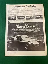 Caterham car sales for sale  BRISTOL