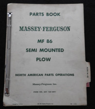 1963 MASSEY FERGUSON MF 86 CATÁLOGO DE PEÇAS DE ARADO SEMI-MONTADO MANUAL MUITO BOM comprar usado  Enviando para Brazil