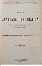 Corso anatomia topografica. usato  Italia