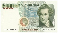 5000 lire italia usato  Pignataro Maggiore