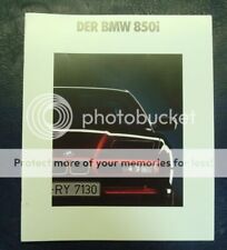 Folheto de vendas BMW 850i carro LF fevereiro de 1990 TEXTO ALEMÃO #0 11 08 06 11 2/90 VM comprar usado  Enviando para Brazil
