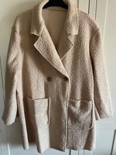Leichter teddymantel cremebeig gebraucht kaufen  Pinneberg