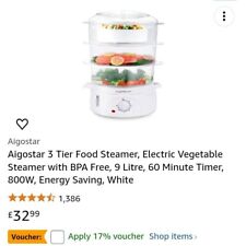 Aigostar veg steamer for sale  BIRMINGHAM