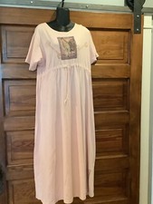 Usado, Vestido longo rosa vintage azul peixe artístico pintado linha fazenda caminhão frango  comprar usado  Enviando para Brazil