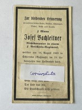 Sterbebild 2wk richkanonier gebraucht kaufen  Waging a.See