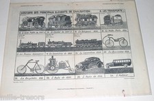 Gravure transports planche d'occasion  Ham