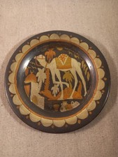 Assiette décorative métal d'occasion  Plélo