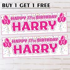 Personalised birthday banners for sale  UK