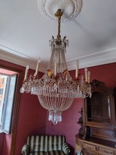 Lampadario cascata stile usato  Roma