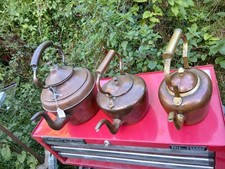 Antique copper kettles for sale  CRANLEIGH