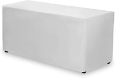 Capa de mesa retangular lavável branca compatível com buffet festa jantar casamento exposição comprar usado  Enviando para Brazil