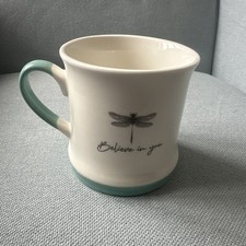 Dragonfly mug believe for sale  COLCHESTER