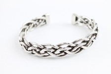 silver torque bracelet for sale  LEEDS
