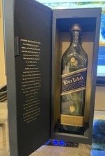 JOHNNIE WALKER CAIXA DE UÍSQUE ESCOCÊS ETIQUETA AZUL E GARRAFA VAZIA 750ml - NOVO IMPECÁVEL comprar usado  Enviando para Brazil
