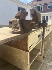 Vintage wooden workbench for sale  SOUTHPORT