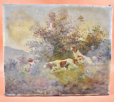 Peinture huile toile d'occasion  Châtillon-sur-Indre