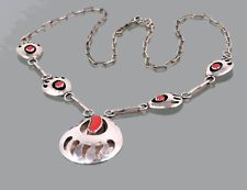 Silber korallen kette gebraucht kaufen  Kahl a.Main