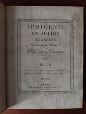 Partition iphigénie aulide d'occasion  Paris II
