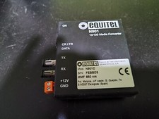 Ethernet Media Converter Equitel N901 -10/100 media convertidor comprar usado  Enviando para Brazil