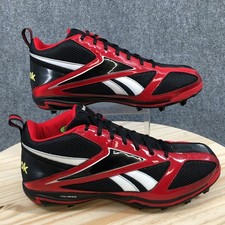Tênis Reebok Masculino 15 DMX Ride Chuteiras de Beisebol Tênis Vermelho com Cadarço Médio Top NOVO comprar usado Tênis Reebok Masculino 15 DMX Ride Chuteiras de Beisebol Tênis Vermelho com Cadarço Médio Top NOVO comprar usado  Enviando para Brazil