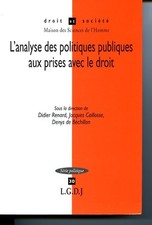 Analyse politiques publiques d'occasion  Les Ponts-de-Cé
