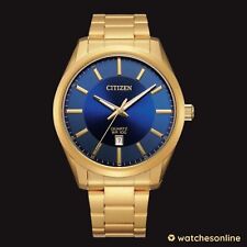 Usado, Relógio masculino Citizen quartzo mostrador azul tom dourado BI1032-58L comprar usado  Enviando para Brazil