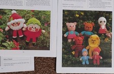 Knitting patterns santa for sale  LISKEARD