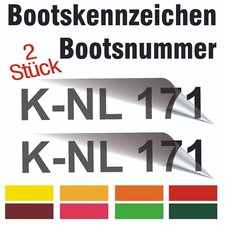 Stück bootsnummer beschriftun gebraucht kaufen  Köln