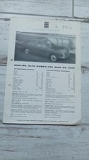 Prospectus brochure alfa d'occasion  Mitry-Mory
