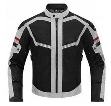 Kurtka motocyklowa IRON JIAS D-020 wiatroszczelna | rozmiar XL czarna/szara, używany na sprzedaż  PL