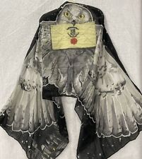 Cachecol Harry Potter Coruja Edwiges xale pescoço cabeça envoltório leve asa Hogwarts preto, usado comprar usado  Enviando para Brazil