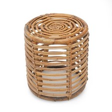 Pouf cilindrico giunco usato  Savona