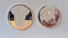 Two silver medals. for sale  NORWICH