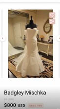 Badgley mischka wedding for sale  Monroe