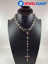 crystal sterling silver rosary for sale  Las Vegas