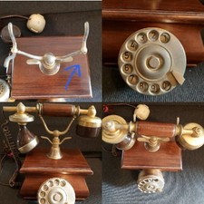 Telefono legno vintage usato  Torino
