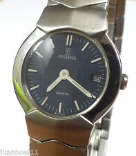 Relógio de pulso feminino FESTINA quartzo 665503 mostrador de data azul original novo comprar usado  Enviando para Brazil