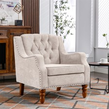 Button tufted upholstered for sale  La Puente