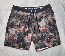 Bermuda de banho American Eagle masculina XL multicolorida pintura respingada comprar usado  Enviando para Brazil