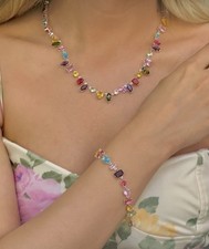 Damen schmuckset bunte gebraucht kaufen  Fürth