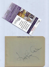 Página de álbum vintage autografada por Nat King Cole cantor ator de jazz certificado de autenticidade JSA comprar usado  Enviando para Brazil