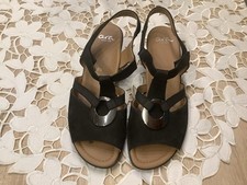 Damensandalette ara schwarz gebraucht kaufen  Königsbrück