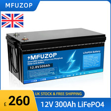 12v 300ah lifepo4 for sale  BIRMINGHAM
