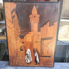 Wooden panel engraved d'occasion  Expédié en Belgium