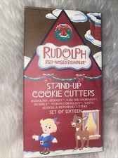 Conjunto de 16 cortadores 3D de Natal RUDOLPH The Red-Nosed Reindeer Stand-Up Cookie, usado comprar usado  Enviando para Brazil