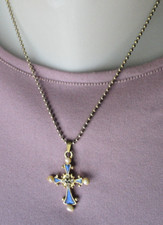 Chaine pendentif croix d'occasion  Perros-Guirec